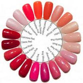 Color Wheel Swatch - 20 Blank Tips - LuvNailz
